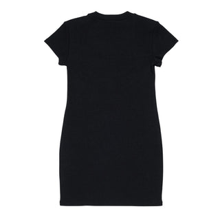 Dsquared2 Abito Nero A Costine Con Logo DQ3216-D0AGG-DQ900