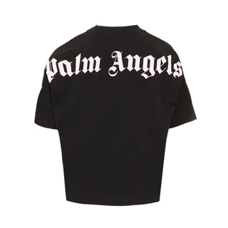 Palm Angels T-shirt Nera Con Logo F6PAJGTH064/110 Per Bambina