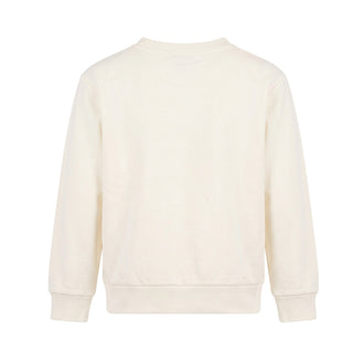 Iceberg Felpa Girocollo Avorio Con Logo MFICE7334J-V1 Per Bambini