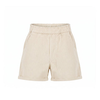 Coccodè Shorts Panna In Velluto A Coste C64317/644 Per Neonata