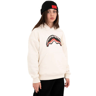 SPRAYGROUND Felpa Avorio Con Cappuccio SPY1517GIVO Per Bambini