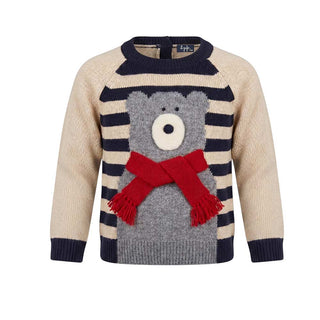 Il Gufo Pullover mit Applikationen A21MA365EM220
