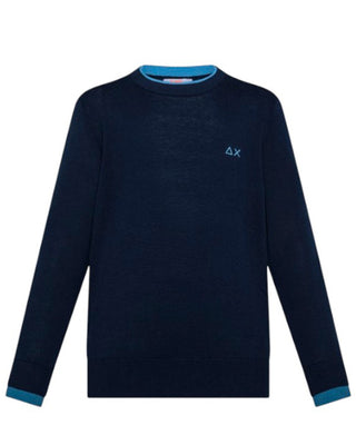 Sun68 Maglia Girocollo K35309 Con Logo