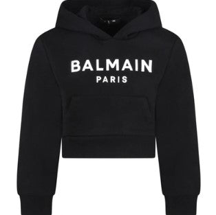 Balmain Felpa crop 6P4030