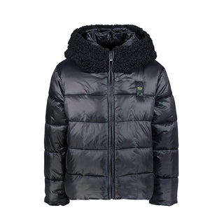 Blauer Bomberjacke 22WBLGC02470 Teddy für Mädchen