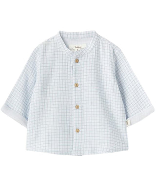 Teddy & Minou Camicia a quadri in cotone da neonato I24CI001G0000