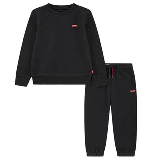Levis Tuta Nera In Cotone 9EP012-G52 Per Bambini