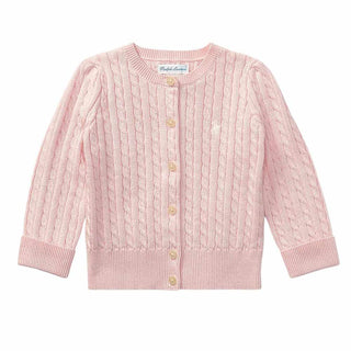 Polo Ralph Lauren Cardigan Rosa A Trecce Per Neonata 310543047006