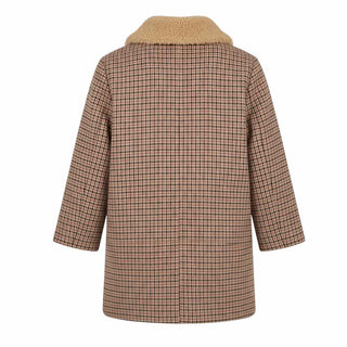 BLOOM Cappotto Pied-De-Poule In Misto Lana 138706 Per Bambina