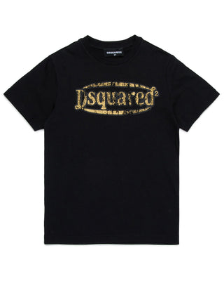 Dsquared2 T-Shirt Con Logo Frontale DQ2741 D0015 In Cotone