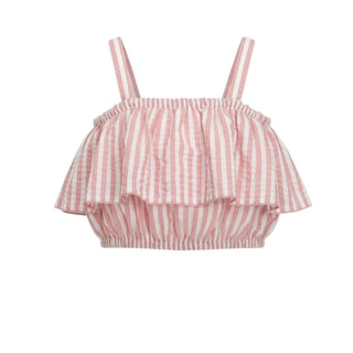 BLOOM Top A RIghe Con Volant Per Bambina 133505