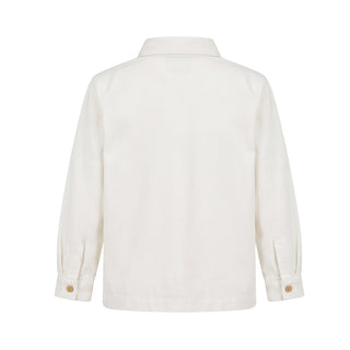Maperò Camicia Avorio A Maniche Lunghe M34172/1J Per Bambino
