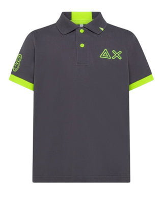 Sun68 Polo A Maniche Corte A35322 Con Logo