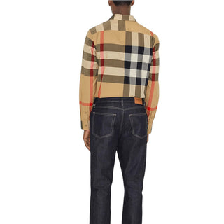 Burberry Camicia In Popeline Con Motivo Vintage Check 8071445