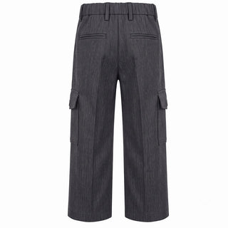 I'm Brian Pantaloni Cargo In Misto Lana PA3900J Per Bambino