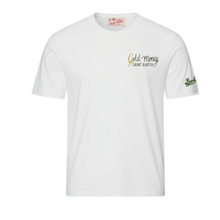 Mc2 Saint Barth T-shirt Portland Con Stampa Gold Money PRL0002/00934L Per Uomo