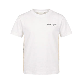 Palm Angels T-shirt Avorio Con Logo F6PAJBTH026/412 Per Bambini