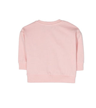 Moschino Felpa girocollo con logo e simbolo MWF03Q