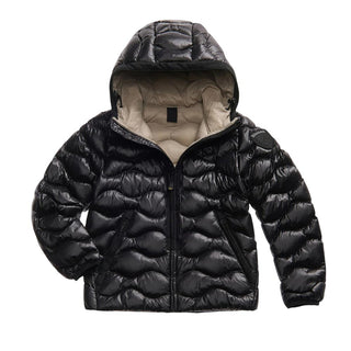 Blauer Giubbino trapuntato a onde Bryant da bambino 25WBLKC02429