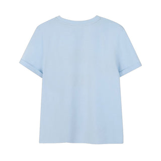 Givenchy T-shirt Celeste Con Logo Per Bambini H31109/77L