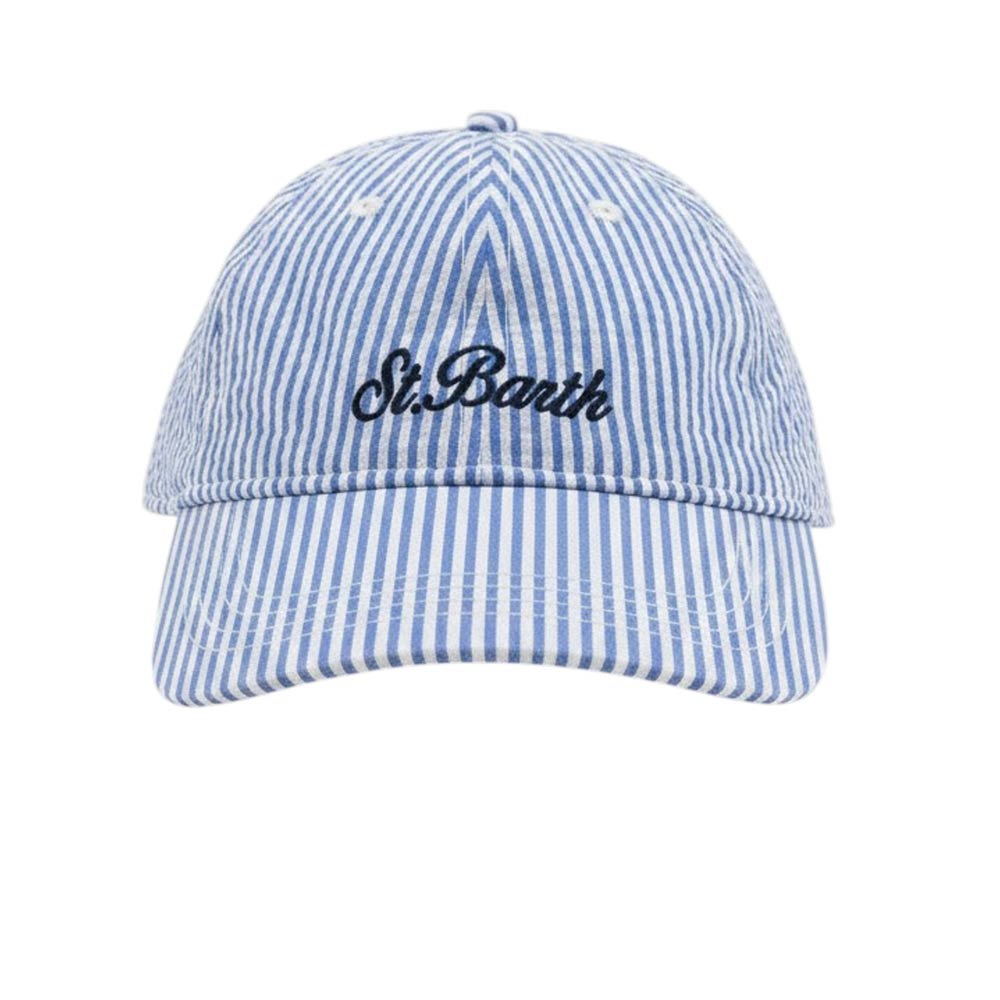 Berretto da baseball unisex in denim a righe bianche e nere a scacchi Berretto da baseball unisex in denim a righe bianche e nere a scacchi