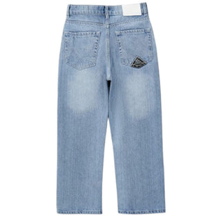 Roy Roger's Jeans Straight In Denim Chiaro Da Bambino RG146