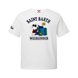 Mc2 Saint Barth T-shirt Portland Jr Con Snoopy PRL0001/02644L Per Bambino