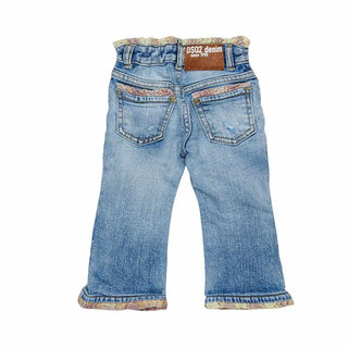 Dsquared2 Jeans A Zampa Con Dettagli Arricciati DQ3573-D0AHQ-DQ01 Per Neonata