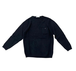 Paolo Pecora Crewneck Sweater PP1930 With Pocket