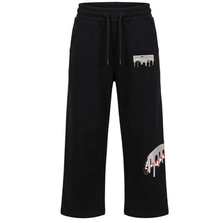 SPRAYGROUND Pantaloni Neri In Felpa SPY1574GBLK Per Bambina