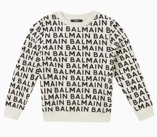 Balmain BT4Q50 Sweatshirt mit Rundhalsausschnitt