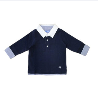 Fay T-shirt a polo con logo ricamato X98300-X9255