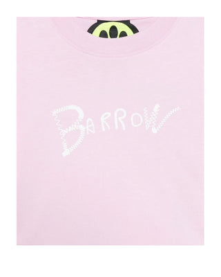 Barrow T-shirt cropped con logo S5BKJGTH149