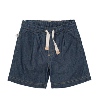 Maperò Bermuda In Blu Denim Con Coulisse M33266/68DJ Da Bambino
