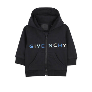 Givenchy Felpa In Cotone H30880 Con Zip e Cappuccio
