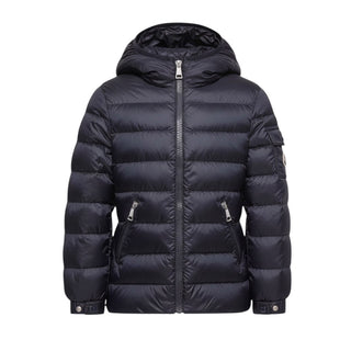 Moncler Giubbino Gles 100 Grammi Blu Con Cappuccio J19541A00030