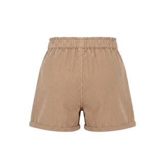 Coccodè Shorts Beige In Velluto A Coste C64317/95 Per Neonata