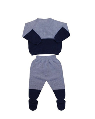 Wedoble Zweiteiliger Strampler 06301/90 mit Füßen