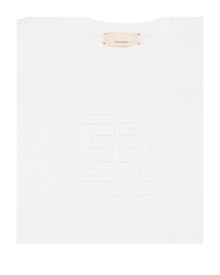 Elisabetta Franchi T-shirt cropped con logo EGTS093