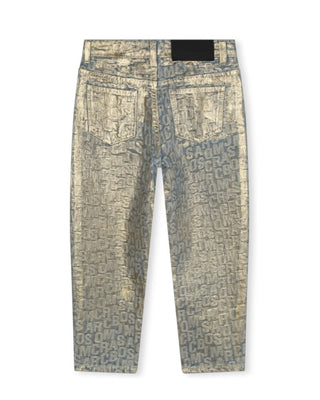 Marc jacobs Pantaloni in denim con logo jacquard W60251