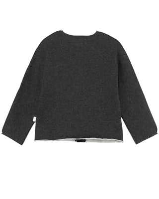 Teddy & Minou Felpa aperta in cotone I24GD001M0131