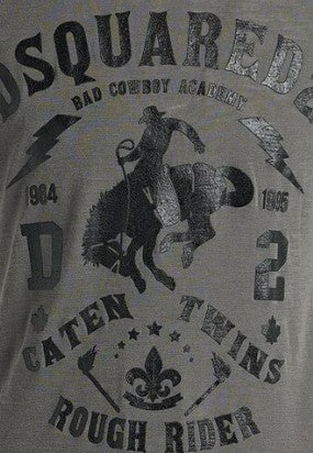 Dsquared2 T-Shirt mit Rundhalsausschnitt und Logo vorne S71GD0710