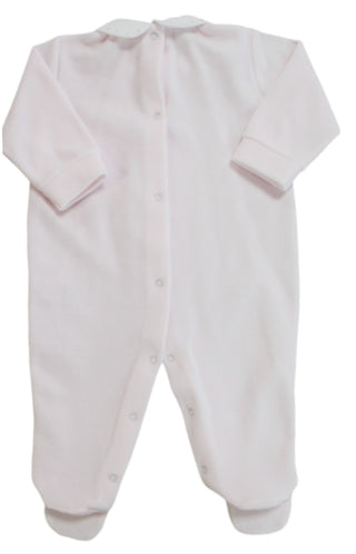 Baby Gi Tutina Con Ricamo Pois bg50b Manica Lunga