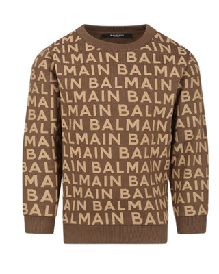Balmain BT4Q50 Sweatshirt mit Rundhalsausschnitt