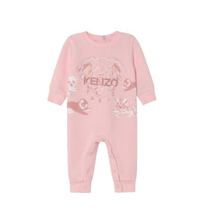 Kenzo Onesie mit Logo auf der Vorderseite k92027 mit Clips auf der Rückseite