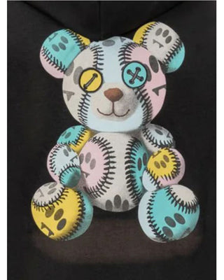 Barrow Felpa nera con cappuccio e logo F5BWUAHS051