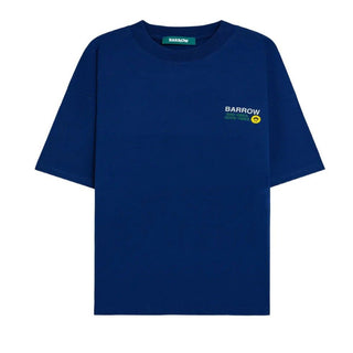 Barrow T-shirt Bluette A Maniche Corte Con Stampa S6BWUATH086-066