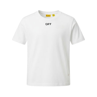 Off-White T-shirt Bianca In Jersey 44GAA001S26J003100 Per Bambina