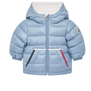 Moncler Giubbino Trapuntato Celeste Icarus L29511A00007-71G Per Neonato