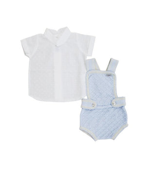 Rahigo Latzhosenanzug 24150 Knöpfe auf der Rückseite